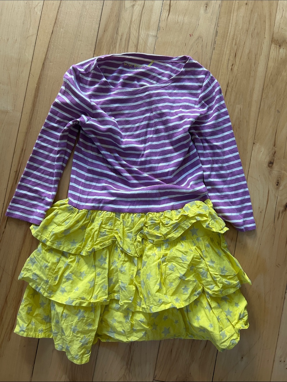 Mini Boden tiered skirt dress 9-10Y